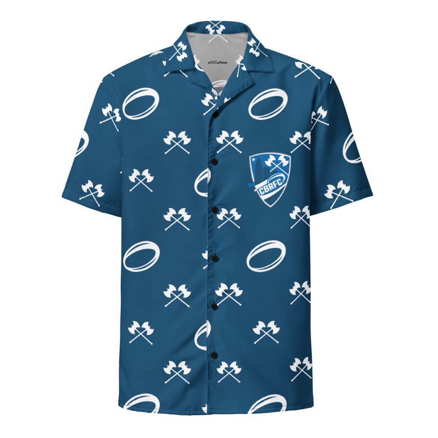 Barbarians Patterned Unisex Button Shirt